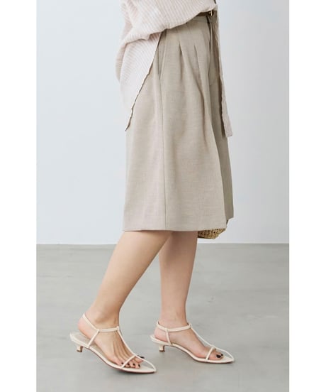 【MICA&DEAL】 0126203189 2タックハーフパンツ