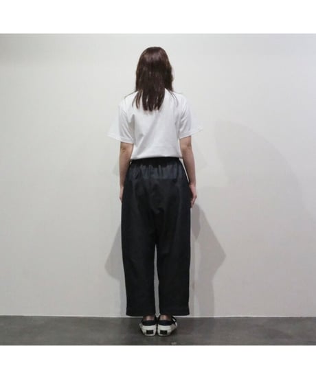 【 vent blanc ヴァンブラン 】 VBP261486 COOLMAX DENIMラップフェイクコクーン パンツ