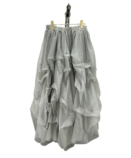 【ayane 26AW】 数量限定　 856703　タックチュールロングスカート