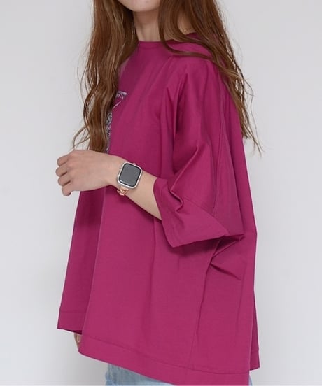 【Praia】 LEO-2510 ナンバー転写ドルマンTシャツ