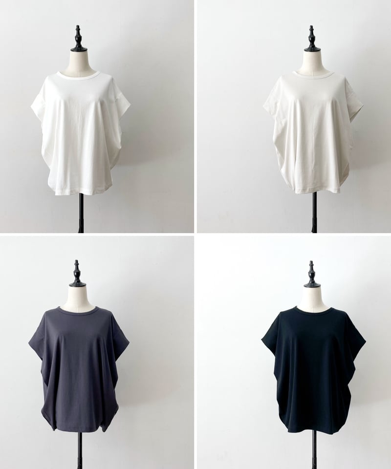sirodelabonte 25SS】R513220 tuck sleeve Tshirt