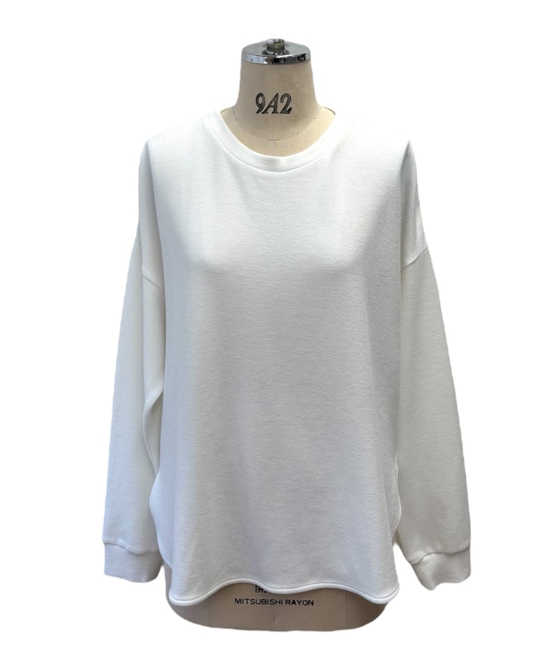 美品 現行タグ V12 ALINE CREW モックネック ボンディング XXL エアワッフル メッシュ レギュラーフィット 長袖