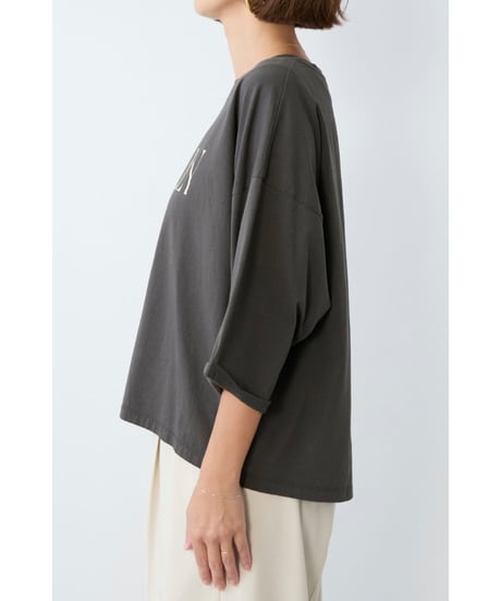 【MICA&DEAL】 0126109036 "CHAILLY"ロゴ5分袖T-shirt