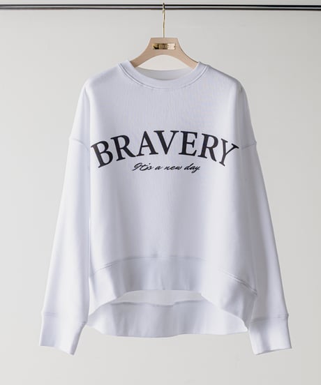 【ruxe 26AW】2634561 BRAVER-Print スウェット