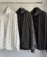 【MARGAUX VINTAGE 】JK - 26096 - A　ドットブルゾン