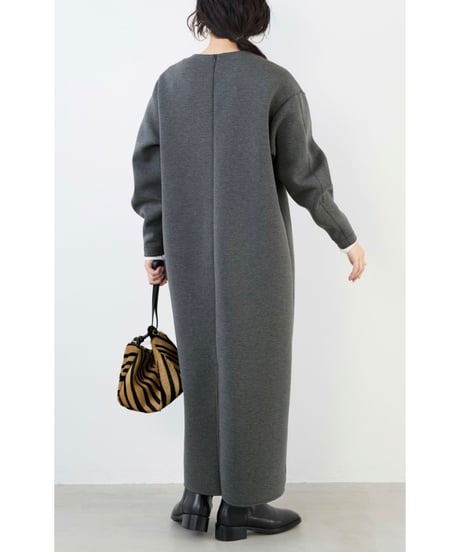 【MICA&DEAL】0125404325 コクーンダンボールカットワンピース
