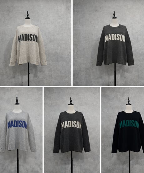 【siro de la bonte 26AW】R643114 whip yarn  MADISON pullover