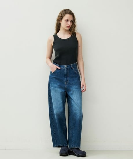 【Johnbull】 JL261C06 ピグメント針抜きタンクトップ