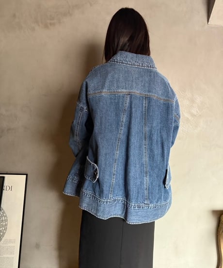 【cafune】515406 over size denim jacket