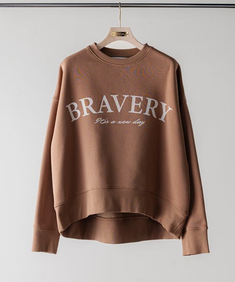 【ruxe 26AW】2634561 BRAVER-Print スウェット