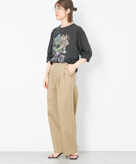 【GOOD ROCK SPEED】×【MICA&DEAL】0125109076 "MOTORCYCLE"プリントT-shirt