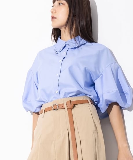 【MARGAUX VINTAGE】BL - 26008 - S　バルーンスリーブブラウス