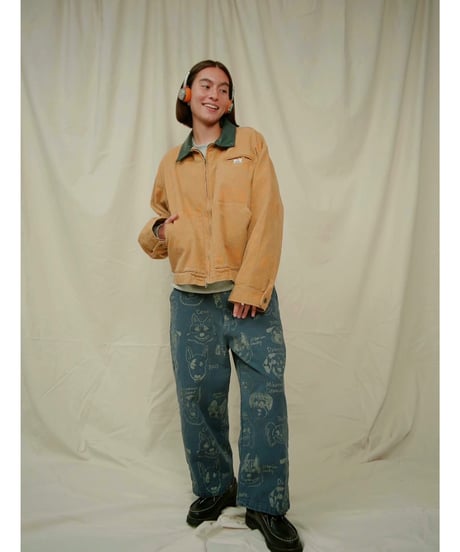 【HUMAROUS】 661807 "Many dogs tuck pants”