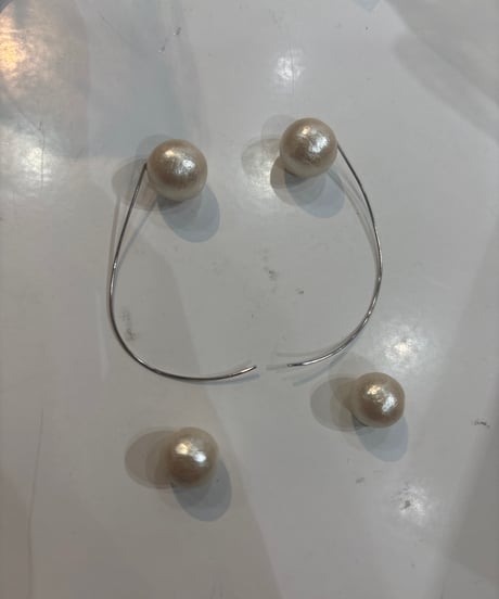 【atelier brugge】30AP-09P  コットンパールピアス