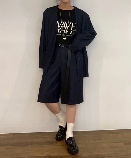 【PRIORITY 26SS】P61042 HW WAVE T-shirt