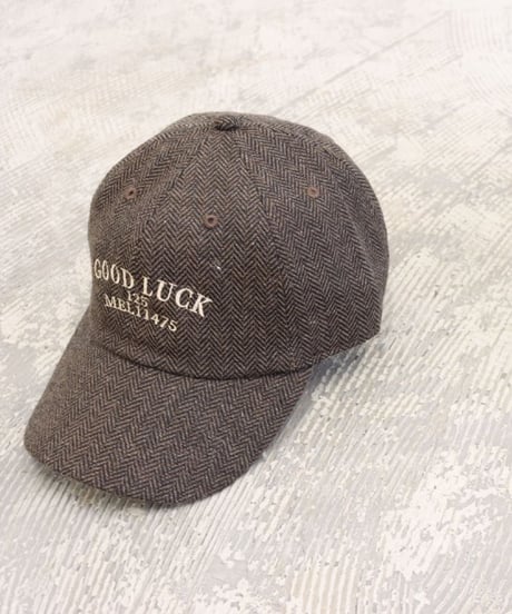 【LE MÉLANGE 26AW】  8648005　HERRIGBONE CAP