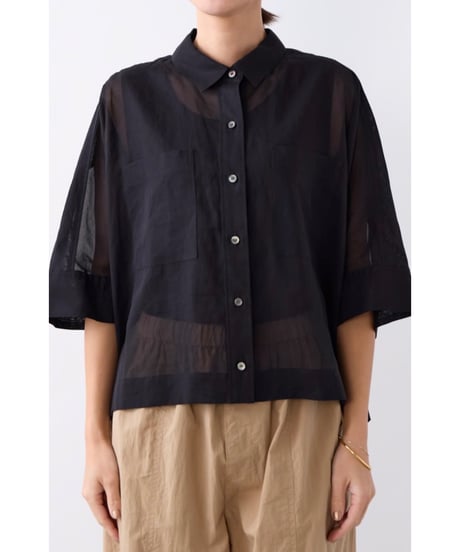 【MICA&DEAL】 0126201141 シアーショートテントシャツ
