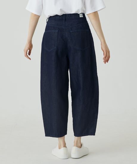 【caqu サキュウ】 FS linen barrel pants Lot:26221