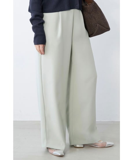 【MICA&DEAL】 0126103012 シルキーストレートワイドパンツ