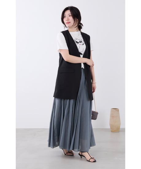 【MICA&DEAL】 0126205191 多機能素材-Vネックロン