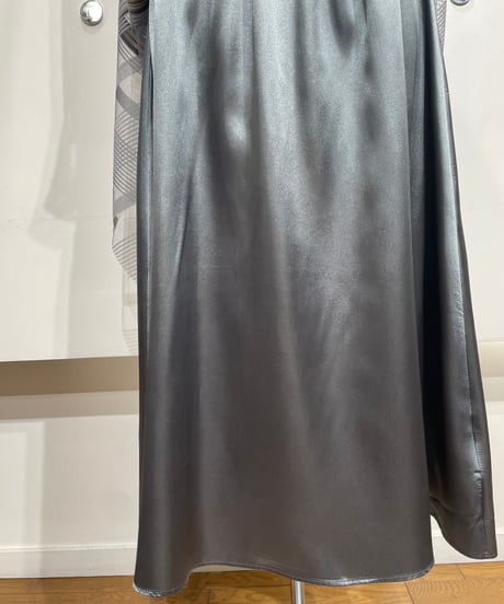 【select】3402510ストライプチュールサイドラインスカート