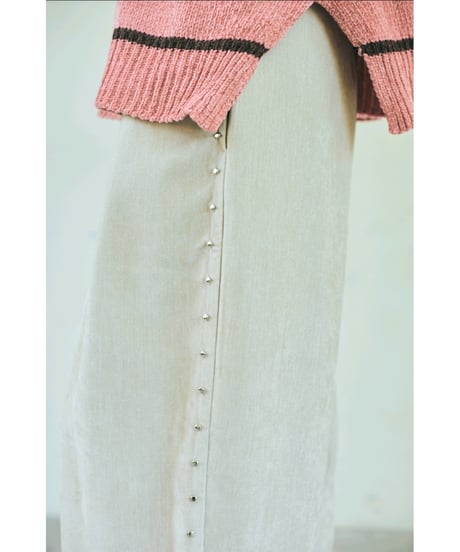 【ruxe 26AW】2634731 スタッズカーブパンツ