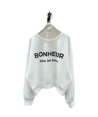 【ayane 26AW】  856770 スパンコールロゴボンディングプルオーバー