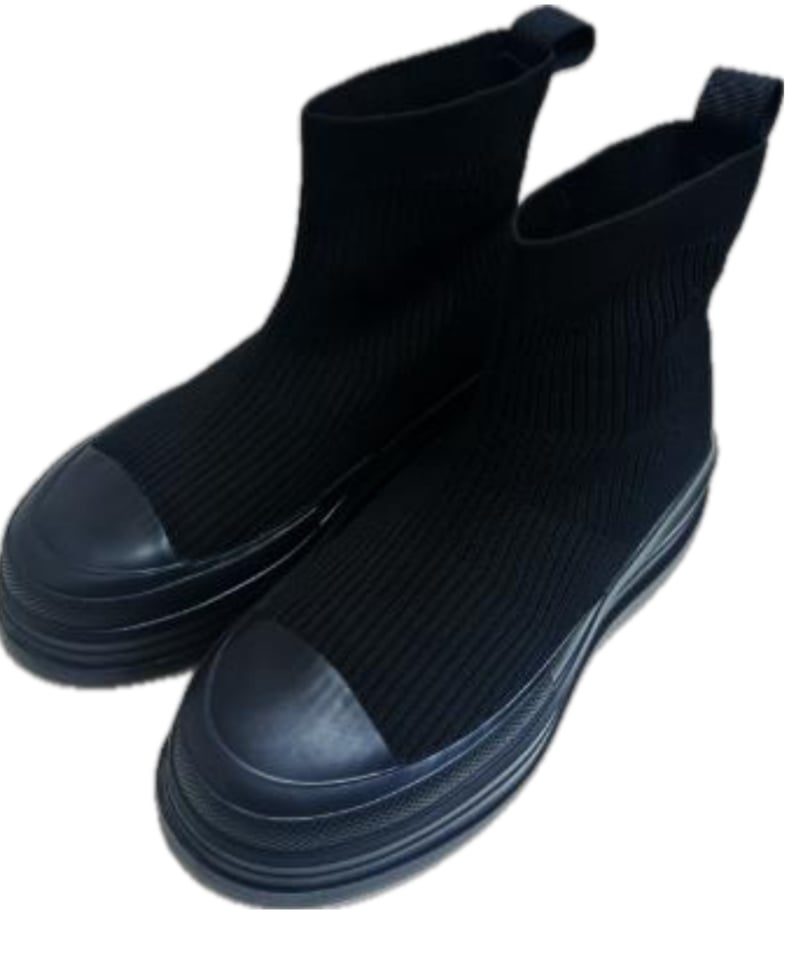 ATELIER BRUGGE】25DM-55 Rain Knit short boots |