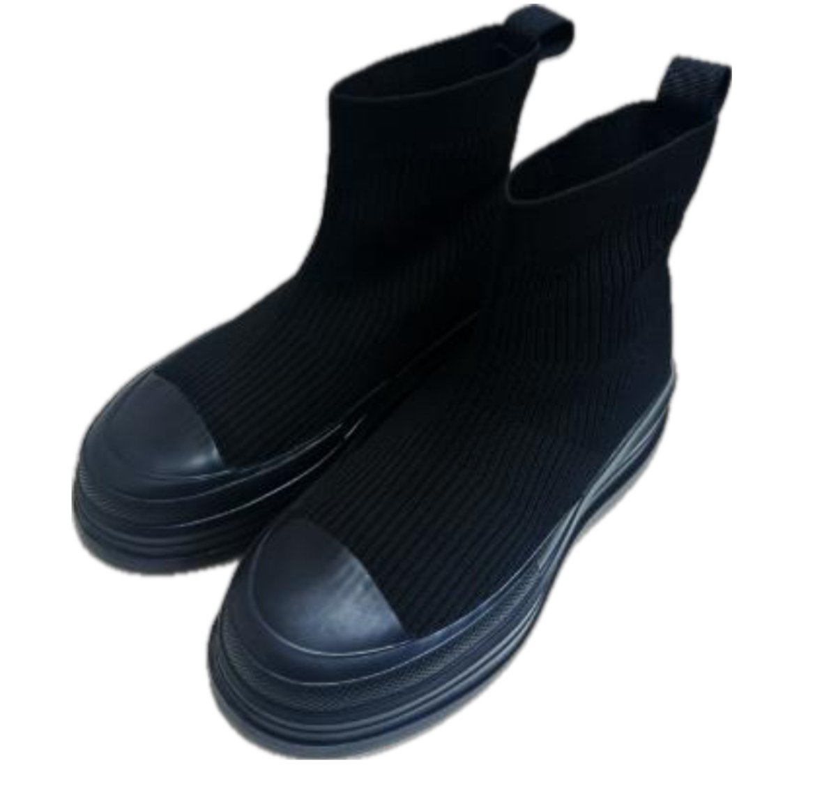 ATELIER BRUGGE】25DM-55 Rain Knit short boots |