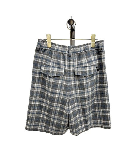 【ayane 26AW】  856715　チェック柄ハーフパンツ