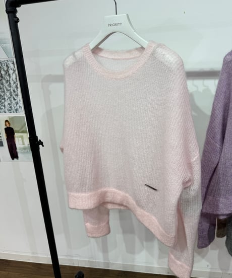 【PRIORITY 26AW】P67007KR モヘヤニット T