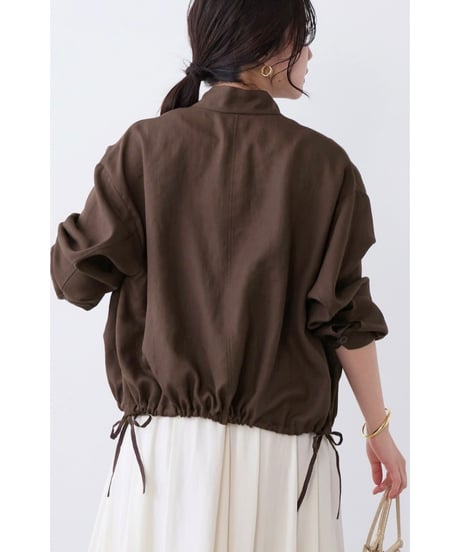 【MICA&DEAL】 0126206110 スタンドカラーシアーブルゾン