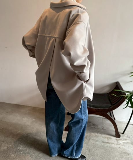 【cafune】545404 W jersey shirts blouson
