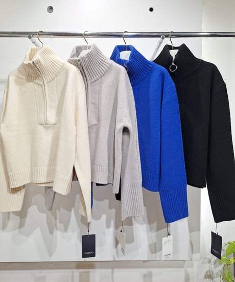 【ATELIER SIX】11256440 ウールハーフジッププルオーバー