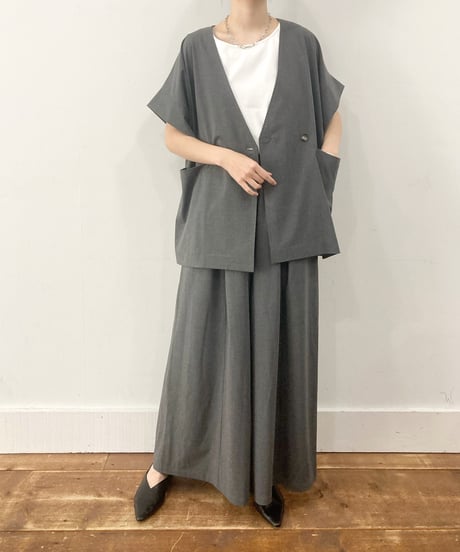 【sirodelabonte】R523301   half sleeve jacket summer flannel