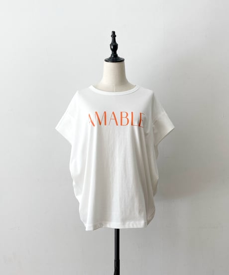 【sirodelabonte】R513221 AMABLE tuck sleeve Tshirt