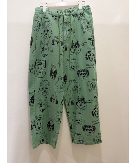 【HUMAROUS】 661807 "Many dogs tuck pants”