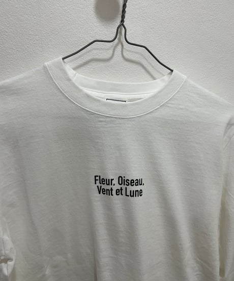 【le ciel de HARRISS】BK252- 11210 小さめロゴ 長袖Tシャツ