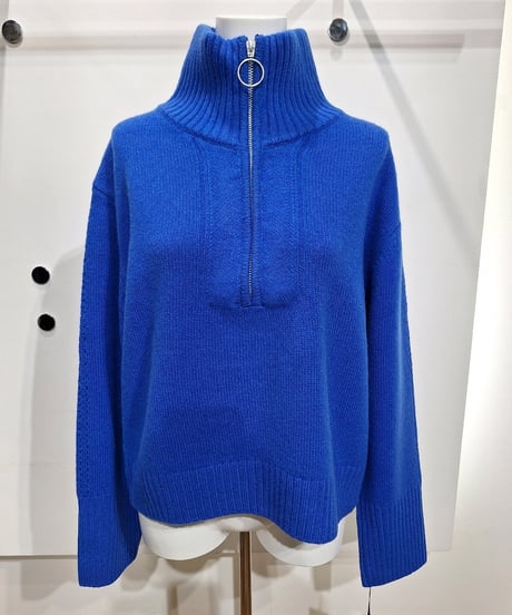 【ATELIER SIX】11256440 ウールハーフジッププルオーバー