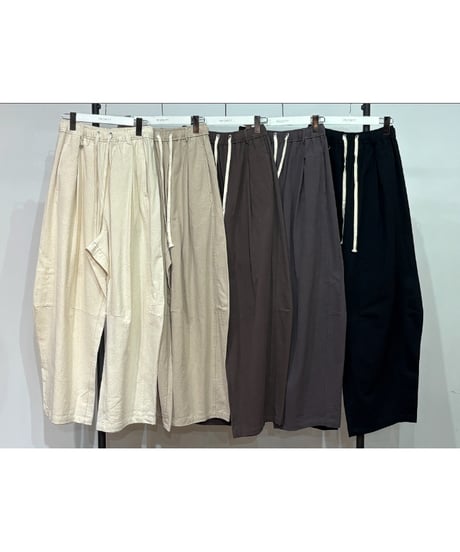 【PRIORITY 26AW】 P67042AI 裏起毛カーヴィパンツ