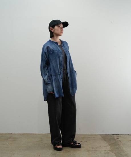 【RILATO】  L25300 2.5oz tow side pocket denim shirt