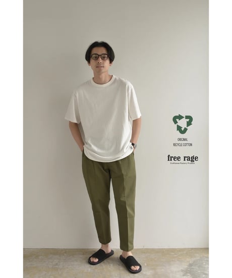 【free rage】 FRCC001 "Standard" リサイクルコットンTee