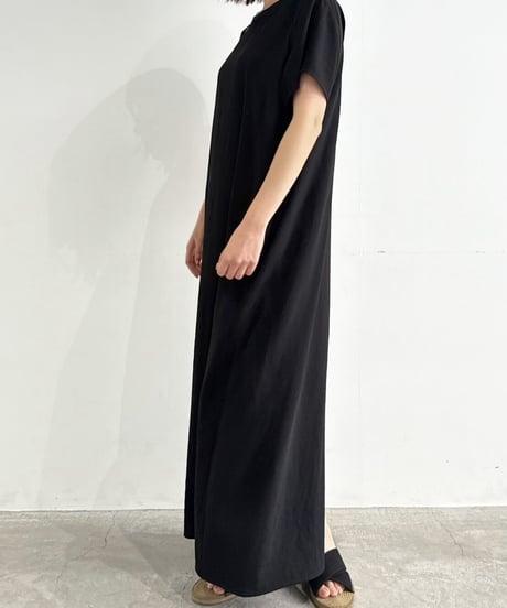【cafune】525101 mat stretch georgette relax onepiece