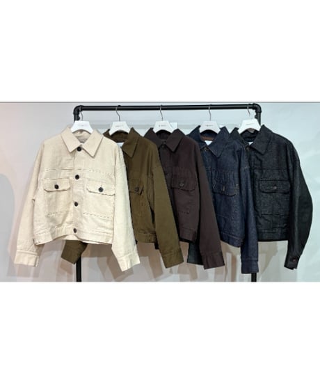 【PRIORITY 26AW】 P67040AI パデットデニムジャケット
