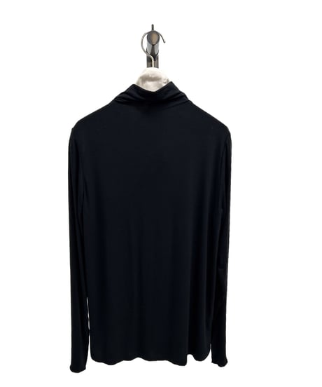 【ayane 26AW】早期ご予約送料無料！856739 ベア天　縦ロゴプリントボルトネックロンT
