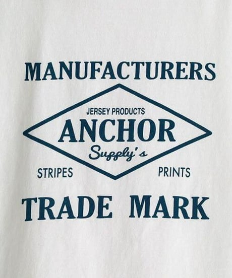 【Harriss】BK251-14214 ANCHORプリントTシャツ
