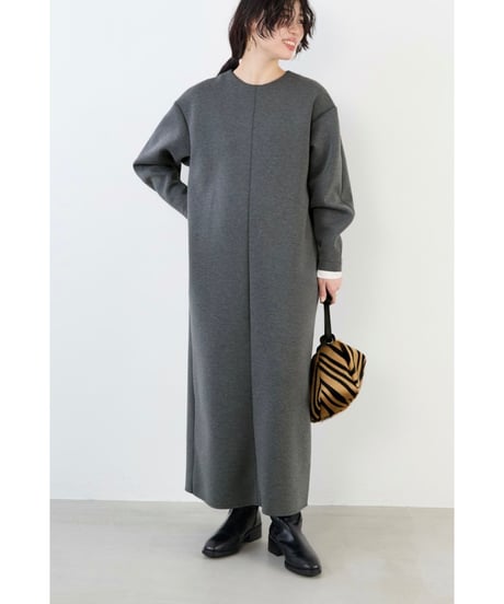 【MICA&DEAL】0125404325 コクーンダンボールカットワンピース
