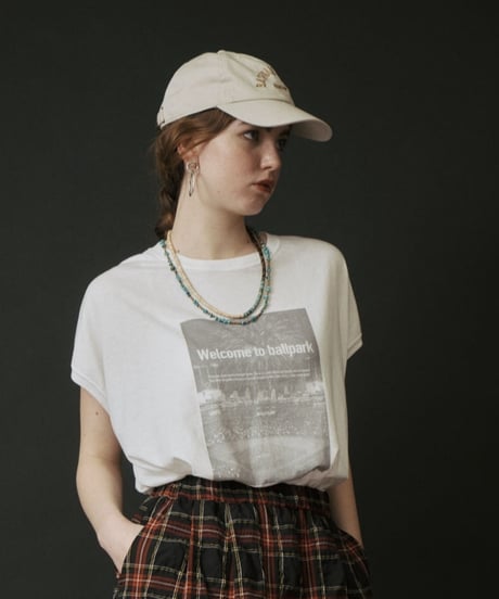 【Le Melange】8521010 モノトーンフォトTシャツ