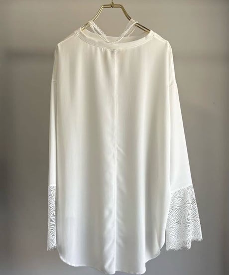【MARGAUX VINTAGE】CT - 26091 - A　シアーロンTEEカフスレース
