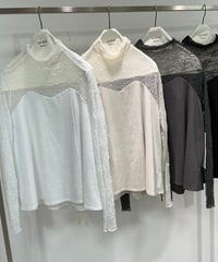 【ayane 】  856722 レースドッキングフレアロンT（ビスチェ型）